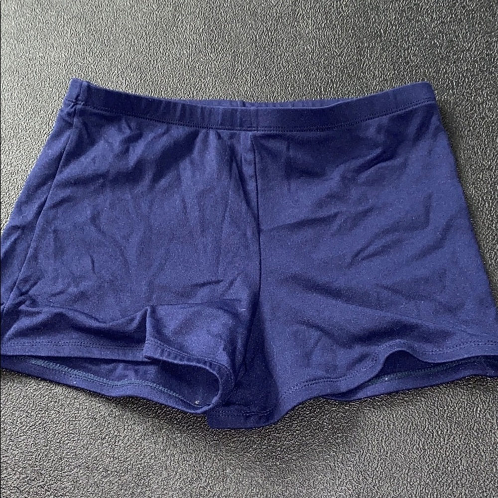 Navy Blue Spandex Shorts Size L
